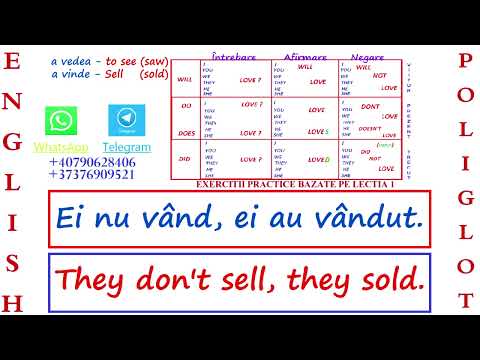 Exercitii pentru Lectia 1  #Invata engleza in 12 zile  #engleza #english #poliglot #invataengleza