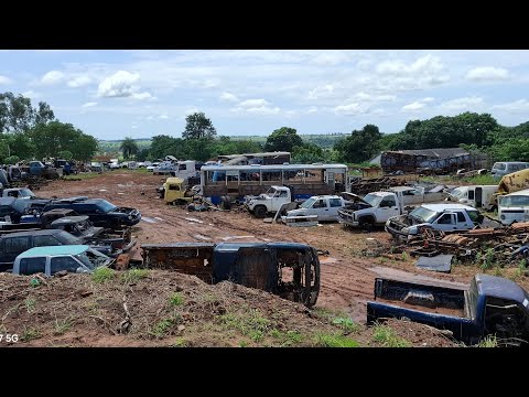 Olha como se encontra lotado o ferro velho peça longa de São João do Caiuá no Paraná