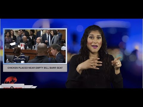 Chicken placed near empty Bill Barr seat (ASL - 5.2.19)