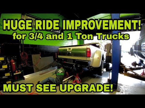 Make your 1-ton truck ride like a 1/2 Ton! Sulastic Springs!
