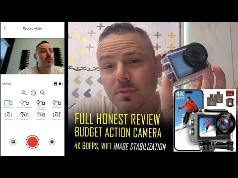 As Good as GOPRO? ODDV 4K 60FPS Action1 DUAL Screen Camera Review | WIFI, EIS Stabilization