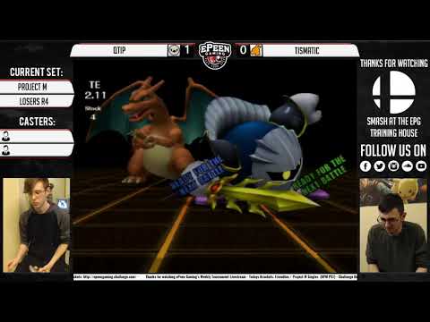 Smash @ TTH - Qtip (Metaknight) Vs. Tismatic (Charizard) - Project M (Loers R4)