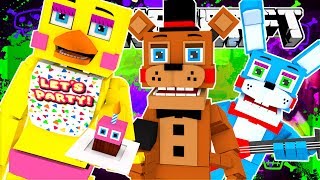 YOU CAN'T ESCAPE THIS TOWER!! MINECRAFT FNAF BEDWARS!