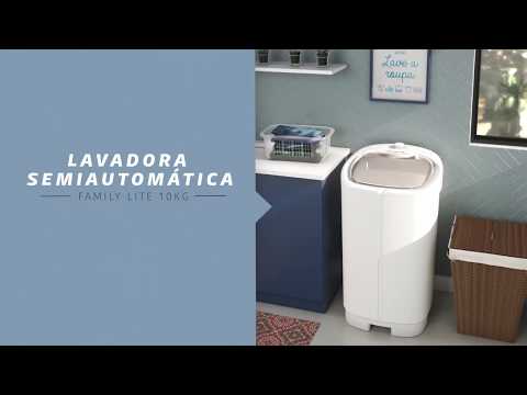 Video thumbnail of Lavadora de Roupas Mueller Family Lite Semiautomática 10kg