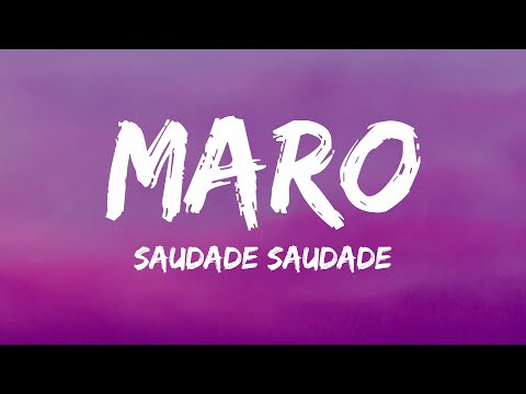 MARO - Saudade Saudade (Lyrics) Portugal 🇵🇹 Eurovision 2022