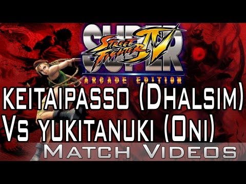 keitaipasso (Dhalsim) Vs yukitanuki (Oni) SSF4 AE 2012 Match Video 1080p HD Super Street Fighter 4
