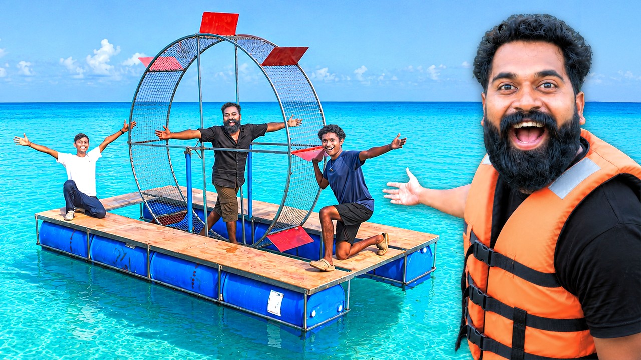 Giant Running Wheel Boat Making | M4 Tech |