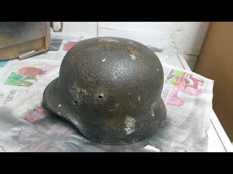 German helmet M35 restore