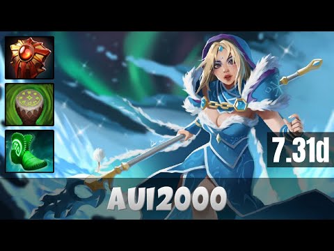 AUI2000 Crystal Maiden BOTTOM LANE Gameplay | Dota 2 Full Game