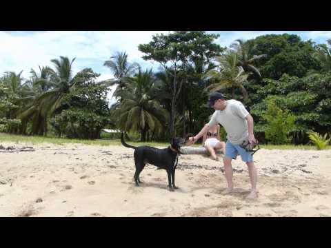 Bassam at the Beach in Punta Uva, Costa Rica