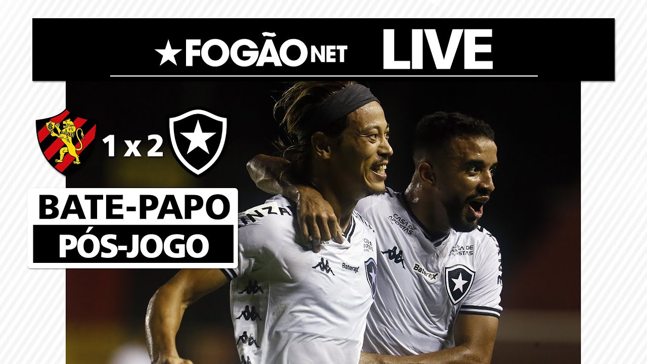 LIVE | Sport 1 x 2 Botafogo: bate-papo pós-jogo