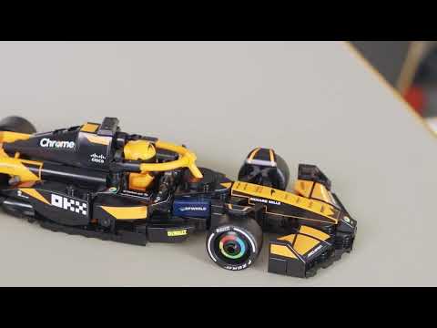thumbnail video image 2 of Set LEGO Speed Champions Auto de Carreras McLaren F1 Team MCL38 77251, 2 of 5