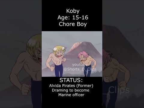 Koby Glow up #onepiece #shorts #koby
