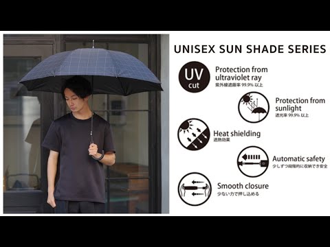 PARASOLユニセックス　晴雨兼用日傘(遮光ミニ60/遮光自動開閉傘/遮光耐風ジャンプ)