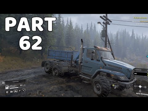 SnowRunner: Signal In The Mountains / Fallen Antenna - Part 62 [1440p 60FPS] Gameplay