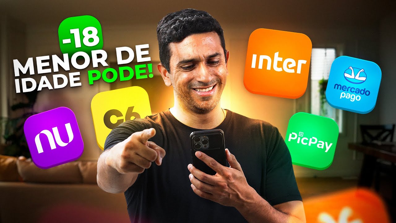 OS 5 MELHORES BANCOS DIGITAIS PARA MENOR DE IDADE!