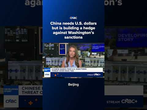 China needs U.S. dollars but is building a hedge against Washington's sanctions