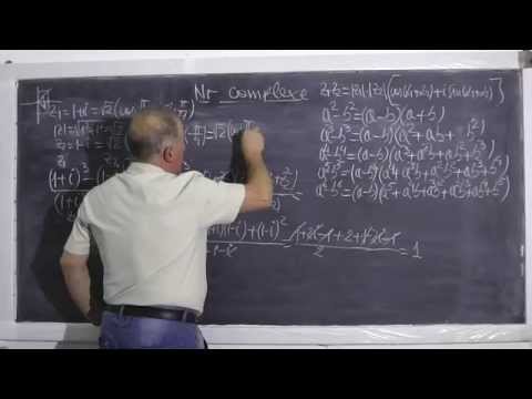 2/3 Lectia 348 - Numere complexe sub forma algebrica si trigonometrica - Clasa 10