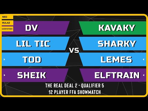 WC3 - The Real Deal 2 - Qualifier 5 - 12 Player FFA Showmatch