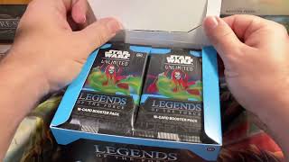 So Many Legos! Legends Of The Force Booster Box Opening Star Wars Unlimited SWU LOF Showcase Pull!