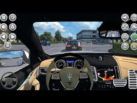 car driving school simulator 3d _ new unlock: Speed City blue car audi q8- Android gameplay #13