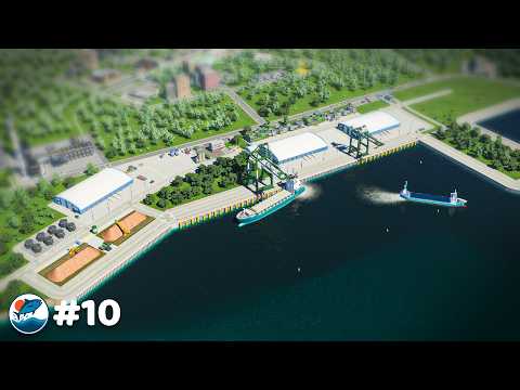 Building a Beautiful Port in Cities Skylines 2
