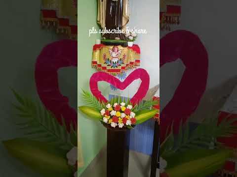 Flower arrangement for altar