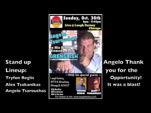Tryfon Reglis - StandUp @ Laugh Factory - Chicago "Grenglish" Oct. 2106