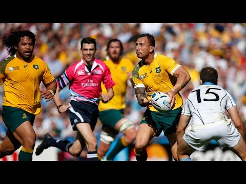Quade Cooper's outrageous offload for Australia