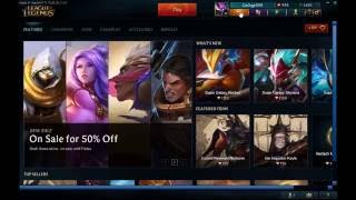 How to sell/refund your champion on League of Legends.
