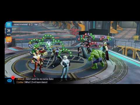 Unlimited + ock V asgard+avengers hybrid 350k Punch up