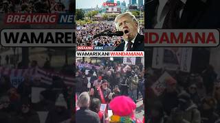 WAMERAKANI WAANDMANA KUMPINGA TRUMP🔥😱 #breaking #trump #usa 