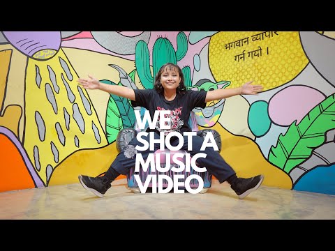 SHOOTING SMRITI'S DEBUT MUSIC VIDEO @SNOWMAN AND @VIDROH ART GALLERY