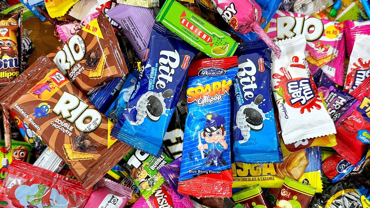 Sweet RITE Candies | Cute Rainbow Lollipops and Chocolates Unpacking | ASMR