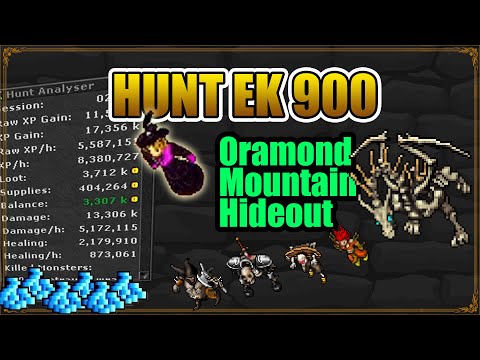 EK 900 HUNT UNDEAD DRAGON ORAMOND - TIBIA