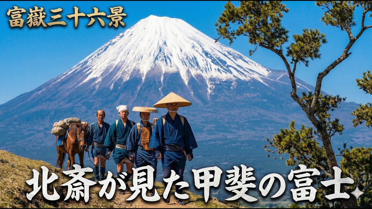 AI実写化で蘇る！画狂老人・北斎が描いた「裏富士」の真実