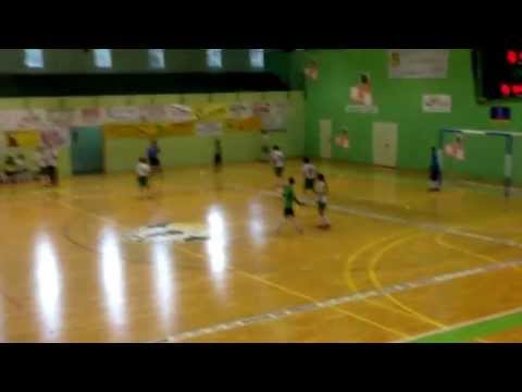 Teror fs vs Cruce de Arinaga copa 12-13 alevin gran parada de Severino y tiro de Carlos