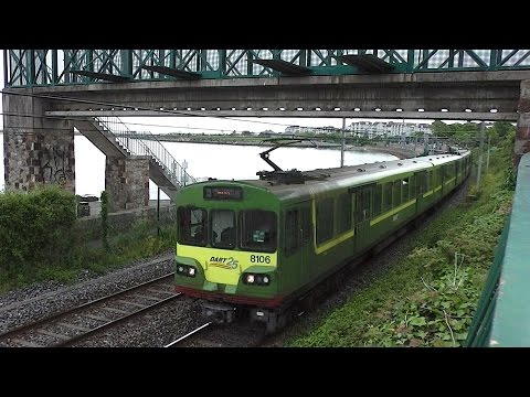 IE 8100 Class Dart Train number 8106 - Salthill & Monkstown, Dublin