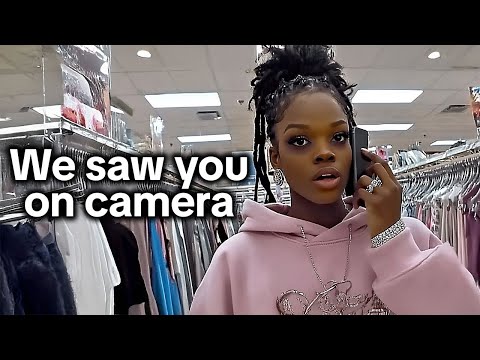 When Cops Surprise Shoplifters in the Act