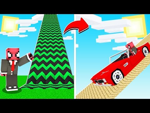 FAKİR VS EN UZUN ARABA RAMPASI! 😱 - Minecraft