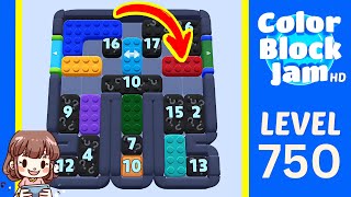 Soluzione del Livello 750 di Color Block Jam