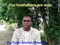 Biodun Olawuyi 05: Ìjẹ tí ẹ jẹ tẹ̀tẹ̀ ẹ má jẹ dágunró... A Yorùbá proverb for warning.