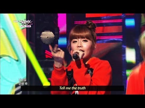 [Music Bank w/ Eng Lyrics] D-UNIT - Face To Face (2013.04.06)