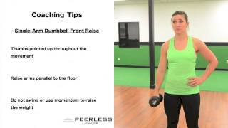 389. Single Arm Dumbbell Front Raise