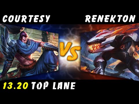 Courtesy - Yasuo vs Renekton TOP Patch 13.20 - Yasuo Gameplay