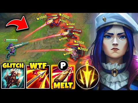 Riot doesn't want you to know about this Glitched Caitlyn build... (MY AUTOS MULTIPLY)