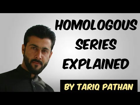 Class 12 Chapter 3 - Homologous series explained by Tariq Pathan