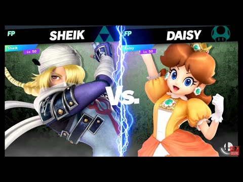 Super Smash Bros Ultimate Amiibo Fights – Sheik vs the World #66 Sheik vs Daisy