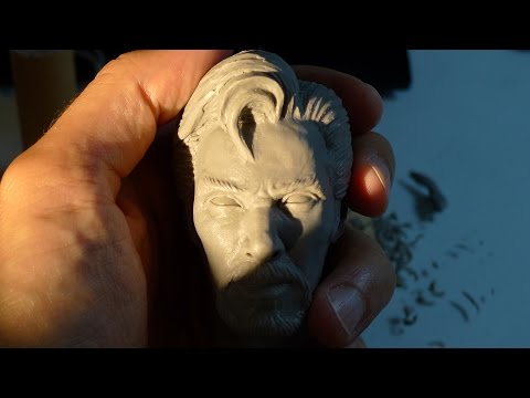 Doctor Strange (Benedict Cumberbatch) Bust Sculpture - Super Sculpey