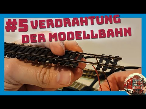 #5 Wiring the model railway tracks - Instructions for wiring / soldering